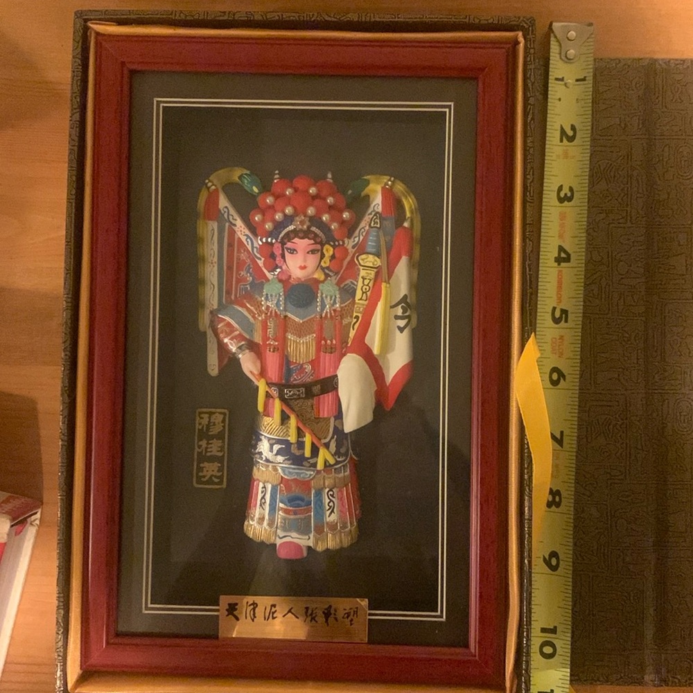 Home decor 3D Orient craft of beijing opera
